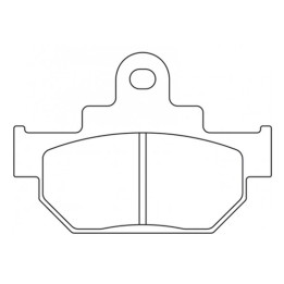 Plaquettes de frein CL BRAKES route métal fritté - 2387A3+
