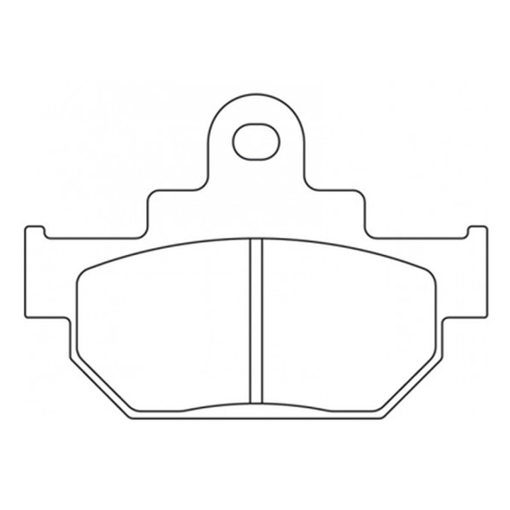 Plaquettes de frein CL BRAKES route métal fritté - 2387A3+