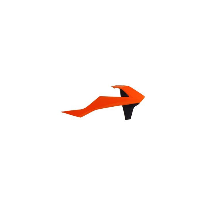 Ouïes de radiateur Racetech orange/noir KTM SX85 | Oxmoto