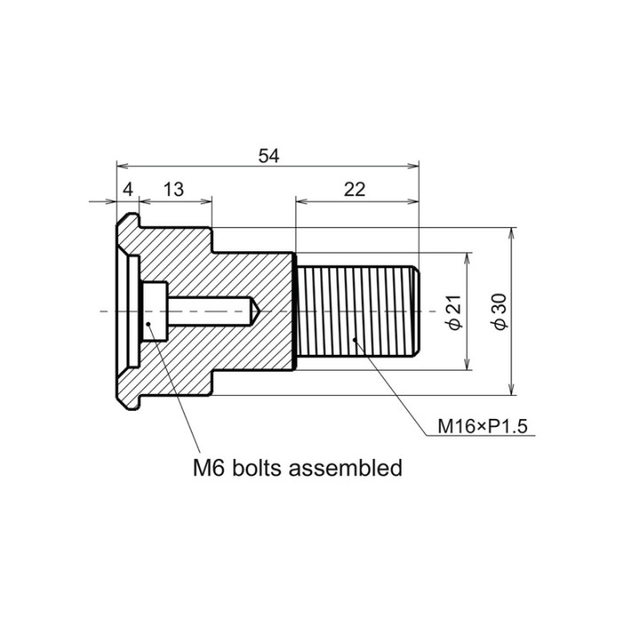Adaptateur de rétroviseur embouts de guidon DAYTONA 89441