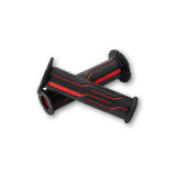 DAYTONA Grips GGD-LINE, Red, 7/8, Open End | Oxmoto