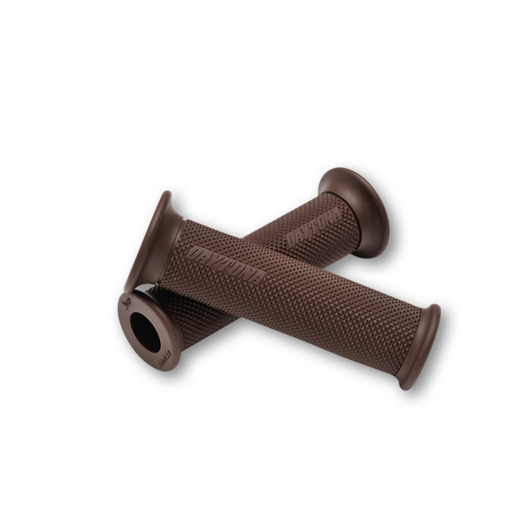DAYTONA Grips GGD-BASE, Brown, 7/8, Open End | Oxmoto