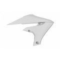 Ouïes de radiateur Polisport blanc Yamaha YZ450F | Oxmoto