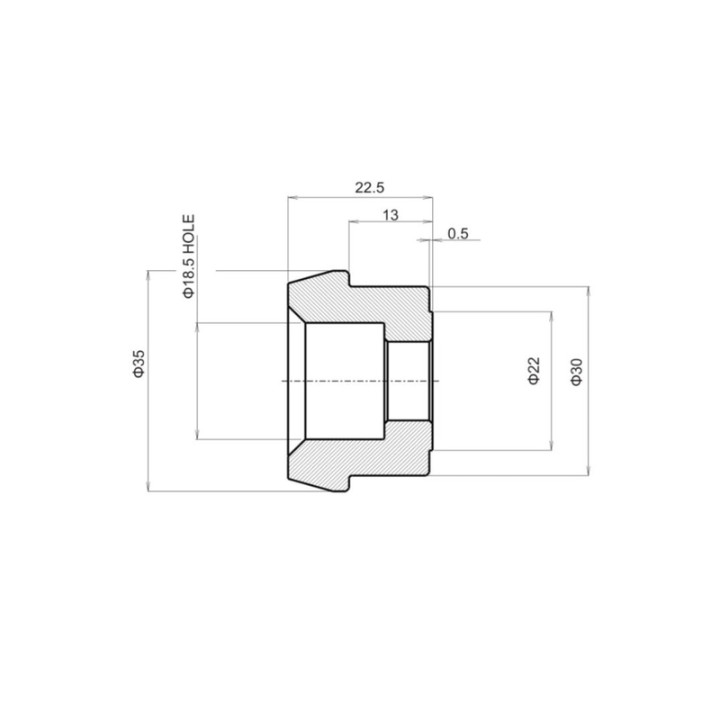 Adaptateur de rétroviseur embouts de guidon DAYTONA 80863