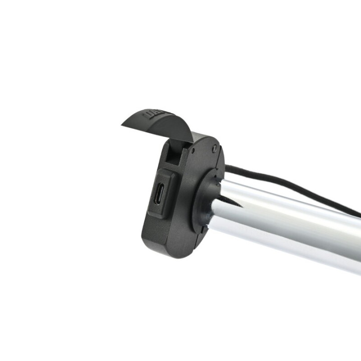 Alimentation USB type C DAYTONA Slim aluminium - guidons Ø22,2/25,4