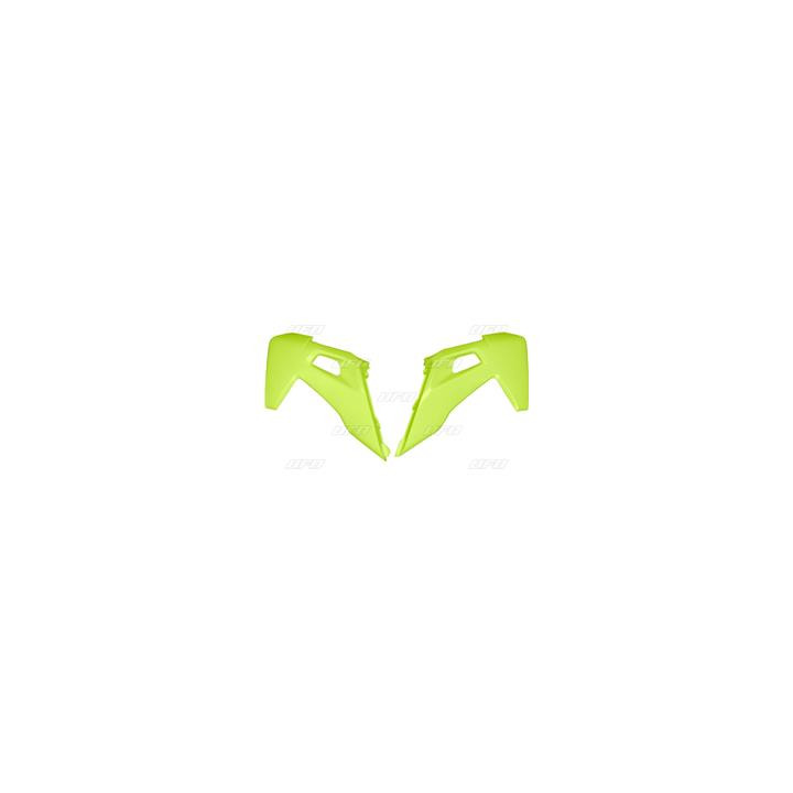 Ouïes de radiateur UFO jaune fluo Husqvarna fc/tc | Oxmoto