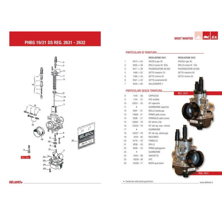 Carburateur DELL ORTO PHBG DS Ø19mm | Oxmoto