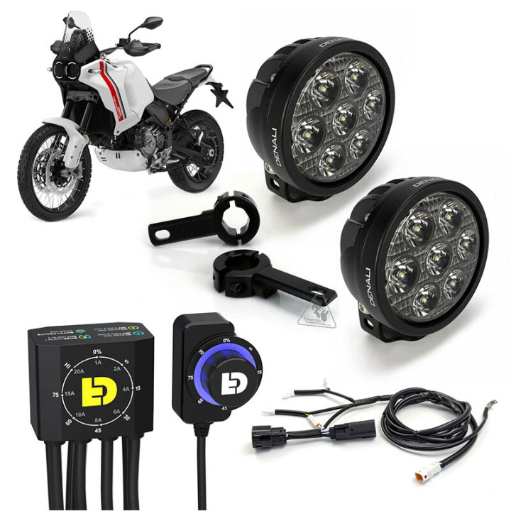 Kit d'éclairages Denali D7 DialDim™ 3073182 | Oxmoto