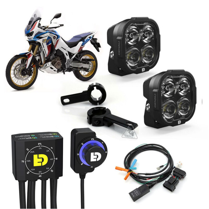 Kit d'éclairages Denali DL4 DialDim™ 3073194 | Oxmoto