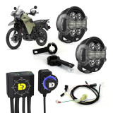 Kit d'éclairages Denali D7 Pro DialDim™ 3073185 | Oxmoto