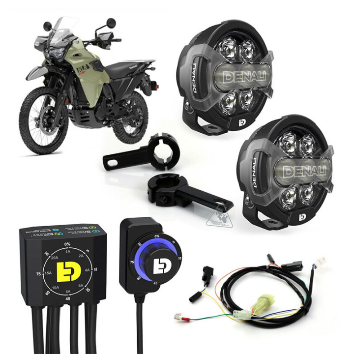 Kit d'éclairages Denali D7 Pro DialDim™ 3073185 | Oxmoto