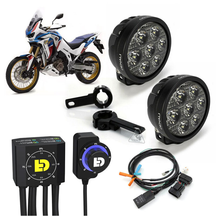 Kit d'éclairages Denali D7 DialDim™ 3073192 | Oxmoto