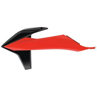 Ouïes de radiateur Polisport noir/orange fluo KTM sx/sx-f