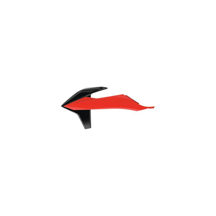 Ouïes de radiateur Polisport noir/orange fluo KTM sx/sx-f