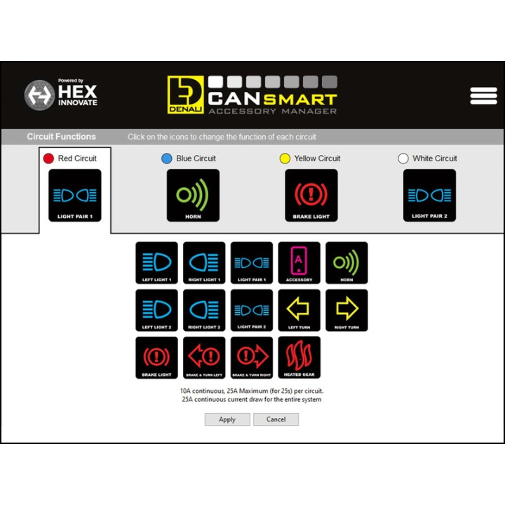 Contrôleur Denali CANsmart™ GEN II DNL.WHS.24700 | Oxmoto