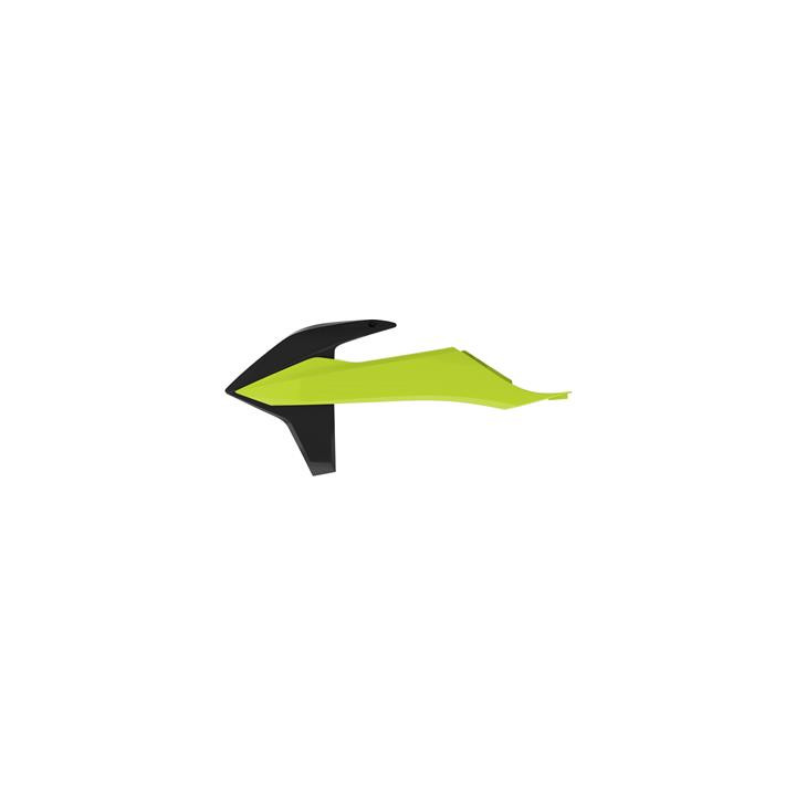 Ouïes de radiateur Polisport noir/jaune fluo KTM sx/sx-f