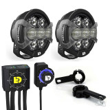 Kit d'éclairages universel Denali D7 Pro CANsmart™ | Oxmoto