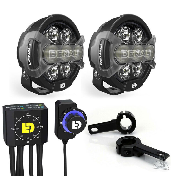 Kit d'éclairages universel Denali D7 Pro CANsmart™ | Oxmoto