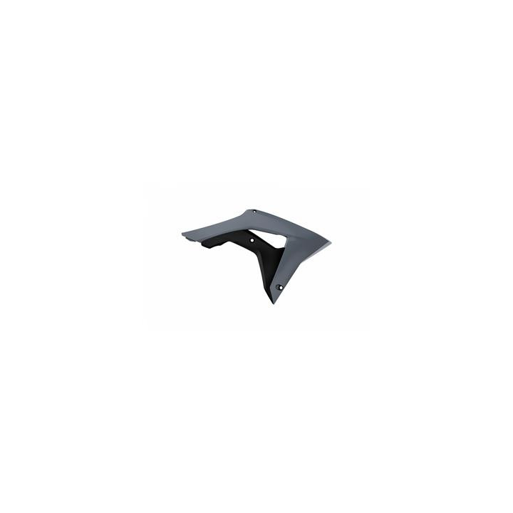 Ouïes de radiateur Polisport gris nardo Honda crf450r