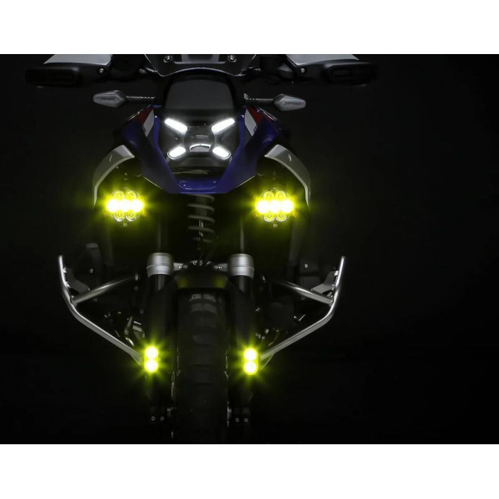 Kit Denali DialDim™ DL2 - lentilles jaunes 3070531 | Oxmoto