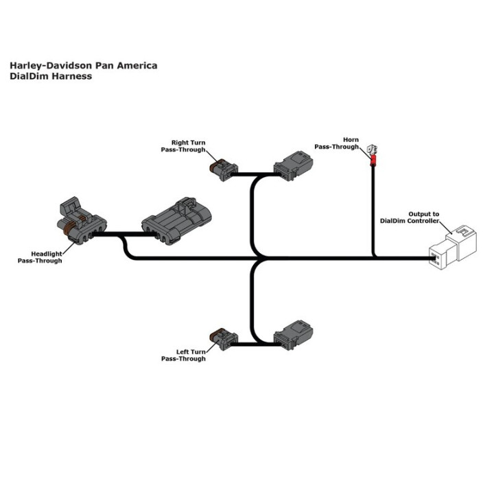 Kit d'éclairages Denali D7 DialDim™ 3064480 | Oxmoto