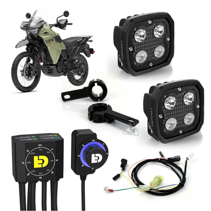 Kit d'éclairages Denali D4 DialDim™ 3064481 | Oxmoto