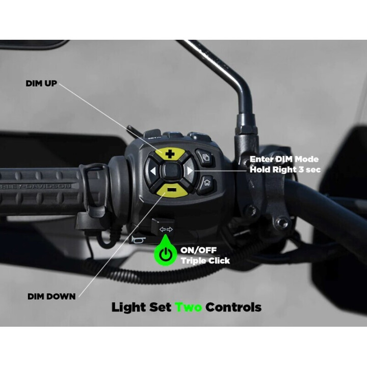 Kit d'éclairages Denali D7 CANsmart™ GEN II 3064560 | Oxmoto