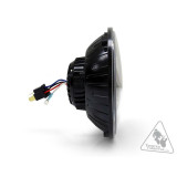 Phare Denali M7 LED Ø177mm noir chrome | Oxmoto