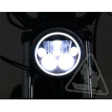 Phare Denali M7 LED Ø177mm noir chrome | Oxmoto
