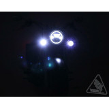 Phare Denali M7 LED Ø177mm noir chrome | Oxmoto