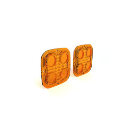 Kit lentilles Denali TriOptic™ ambre éclairages D4 | Oxmoto