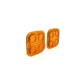 Kit lentilles Denali TriOptic™ ambre éclairages D4 | Oxmoto