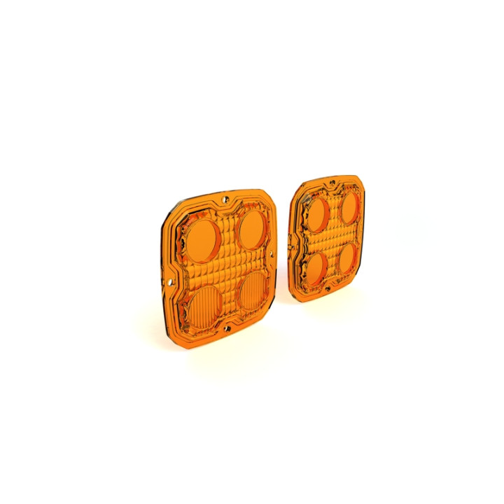 Kit lentilles Denali TriOptic™ ambre éclairages D4 | Oxmoto