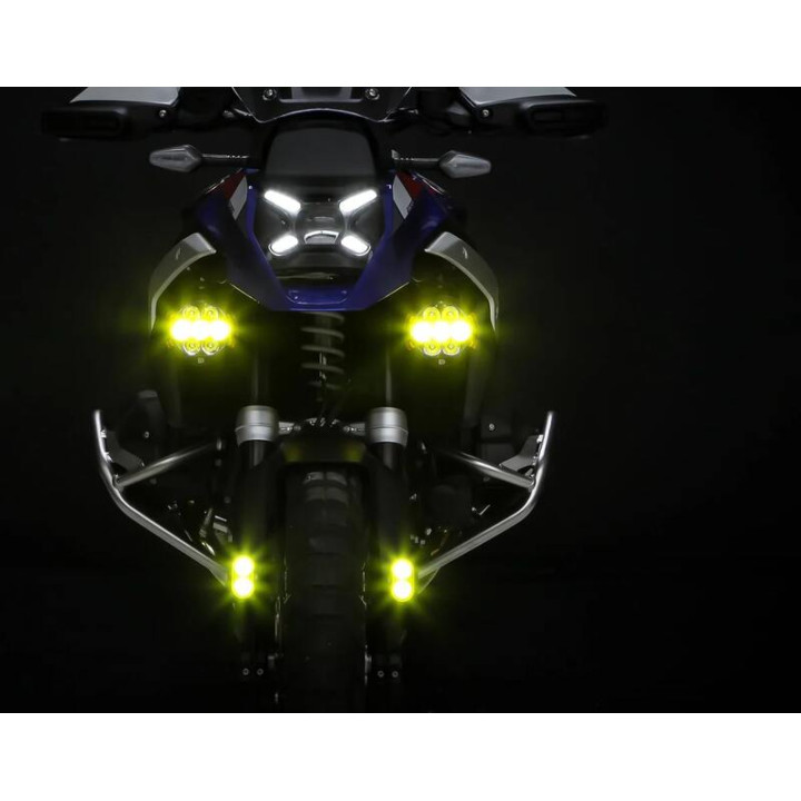Éclairage additionnel Denali DL2 Visibility Flood - jaune