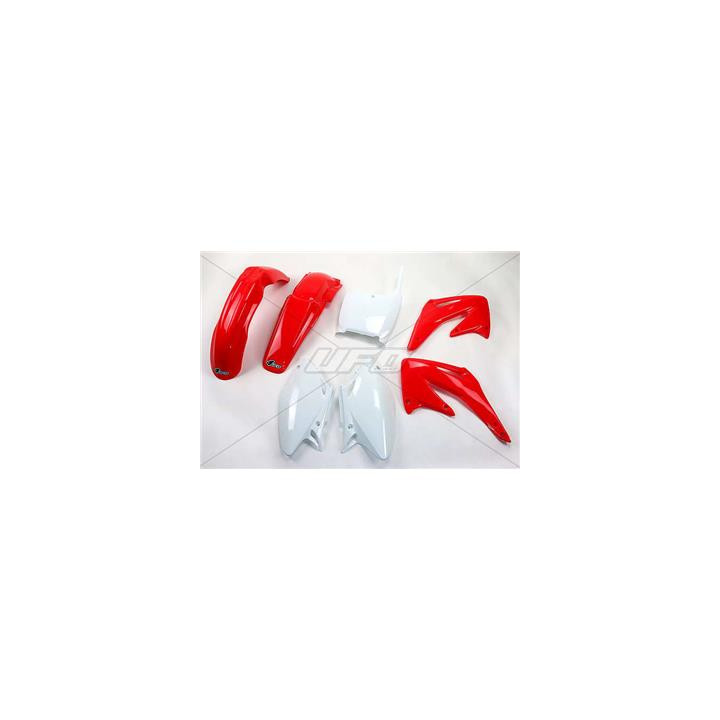 Kit plastique UFO couleur origine rouge/blanc Honda CRF450R