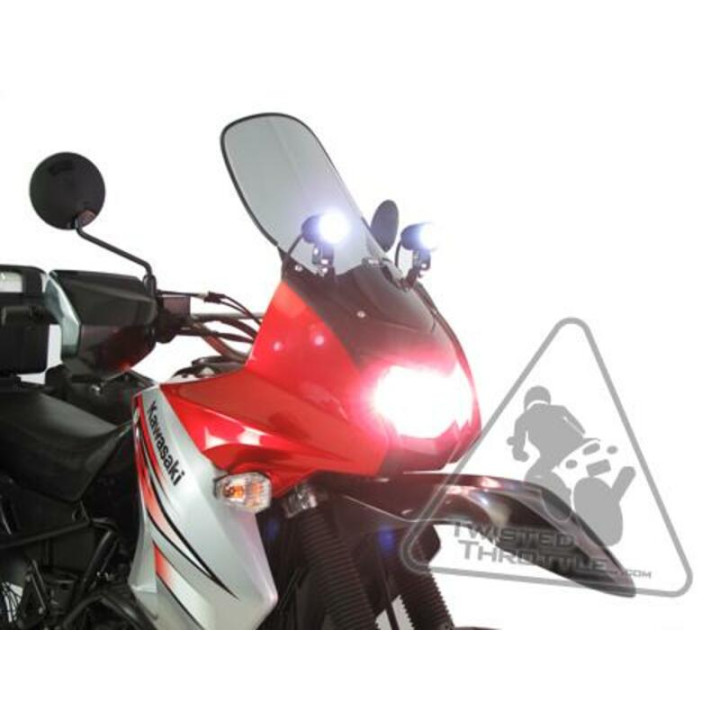 Support éclairage Denali Kawasaki KLR650 | Oxmoto