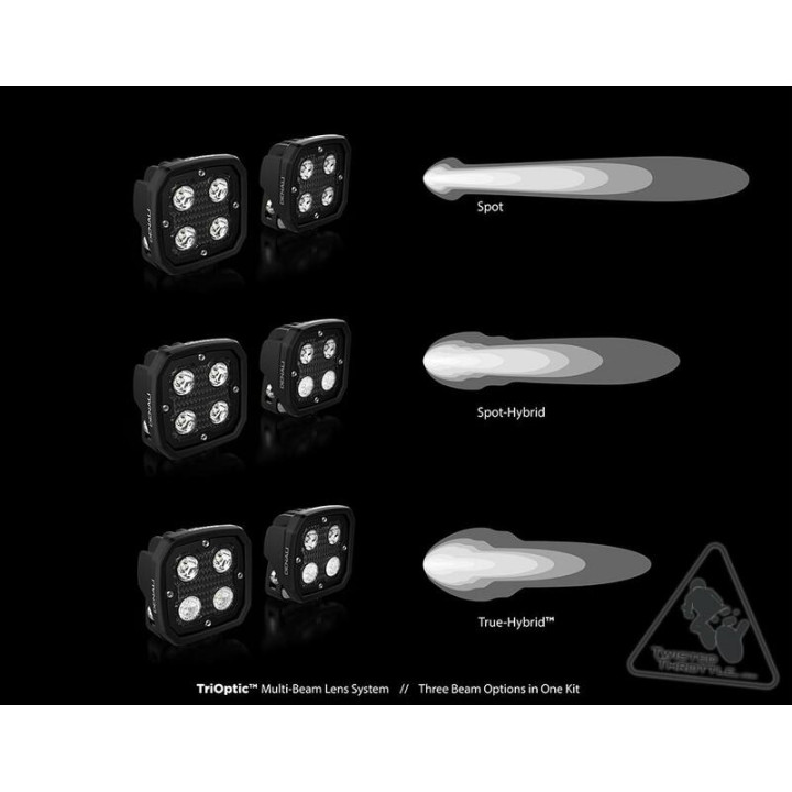 Eclairage additionnel Denali D4 LED 10W - à l'unité | Oxmoto