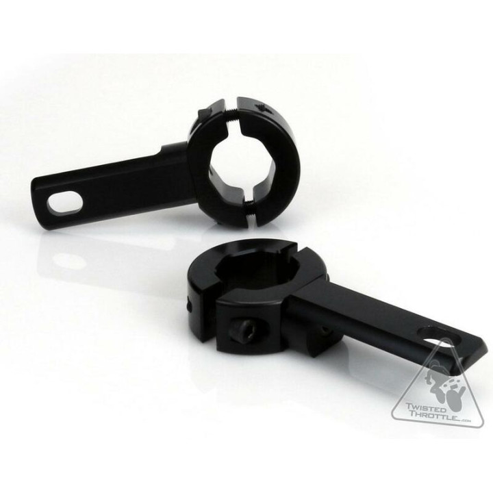 Support éclairage Denali cadre et crash bars 21-29mm noir