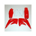 Kit plastique UFO couleur origine rouge/blanc Honda CR85R/RB