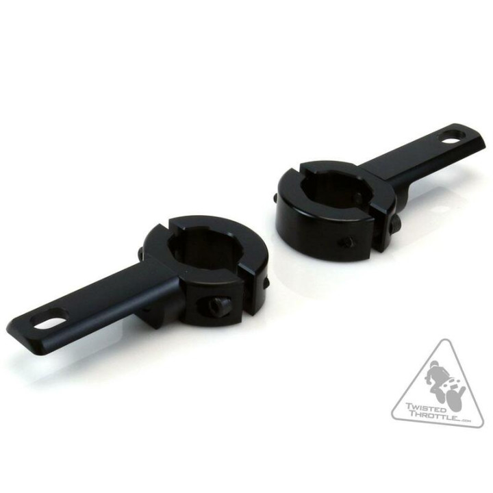 Support éclairage Denali cadre et crash bars 21-29mm noir