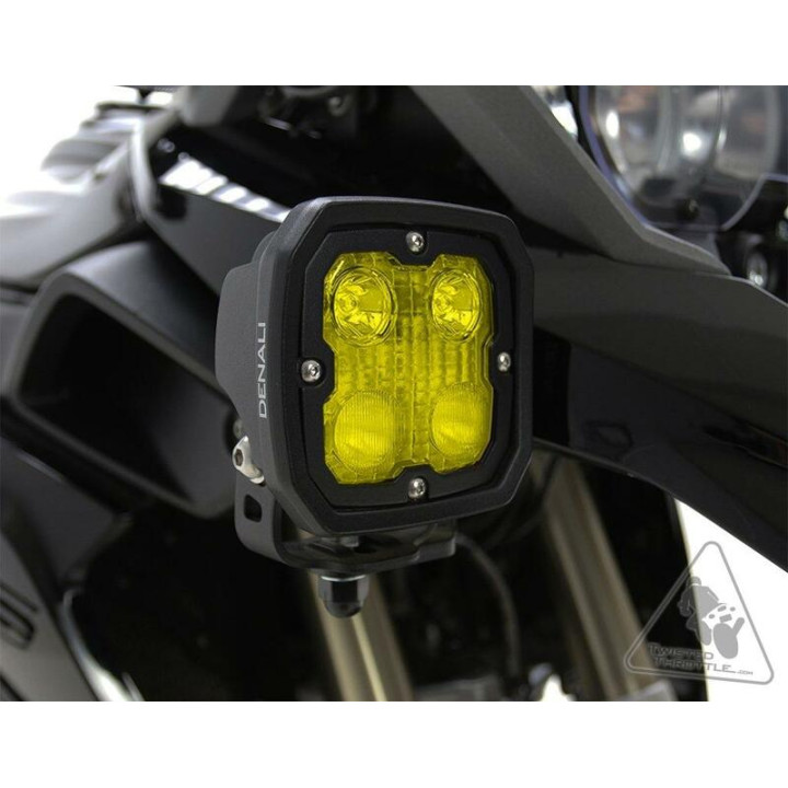 Kit lentilles Denali TriOptic™ jaune D4 | Oxmoto