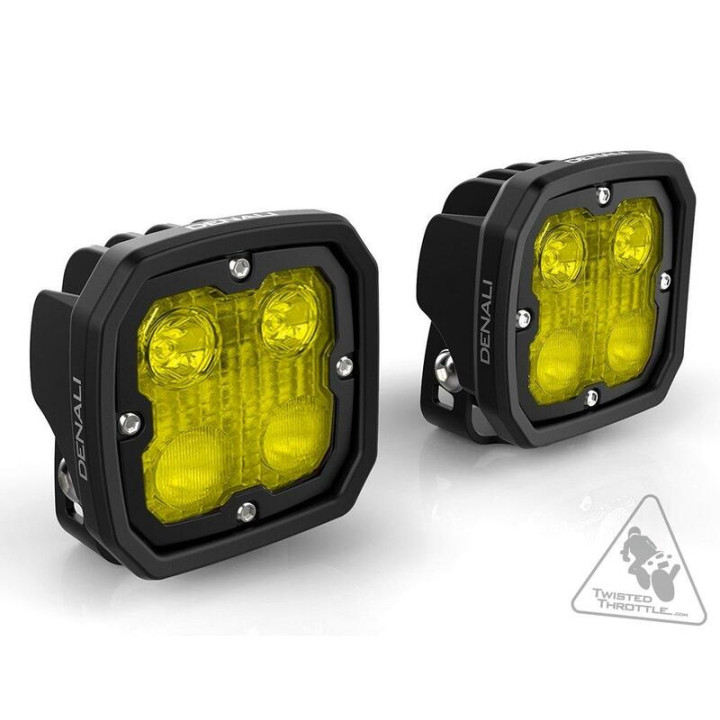 Kit lentilles Denali TriOptic™ jaune D4 | Oxmoto