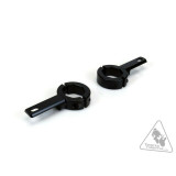 Support éclairage Denali Ø32-38mm noir | Oxmoto