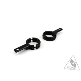 Support éclairage Denali tubes de fourche Ø39-49mm noir