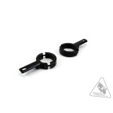 Support éclairage Denali tubes de fourche Ø39-49mm noir