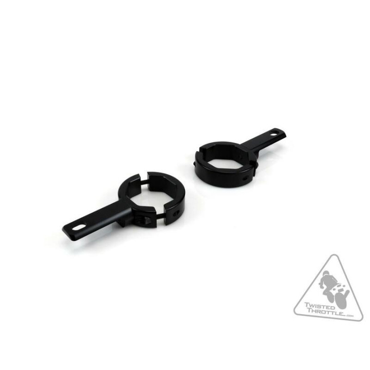 Support éclairage Denali tubes de fourche Ø39-49mm noir