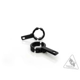 Support éclairage Denali tubes de fourche Ø39-49mm noir