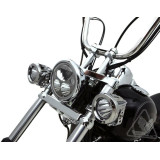 Support éclairage Denali tubes de fourche Ø39-49mm chrome