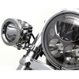 Support éclairage Denali tubes de fourche Ø39-49mm chrome