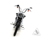 Support éclairage Denali tubes de fourche Ø39-49mm chrome